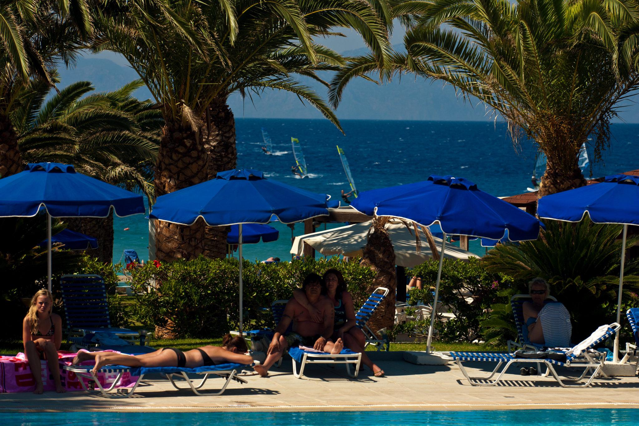 Hotel Blue Horizon Ialisos Exterior foto