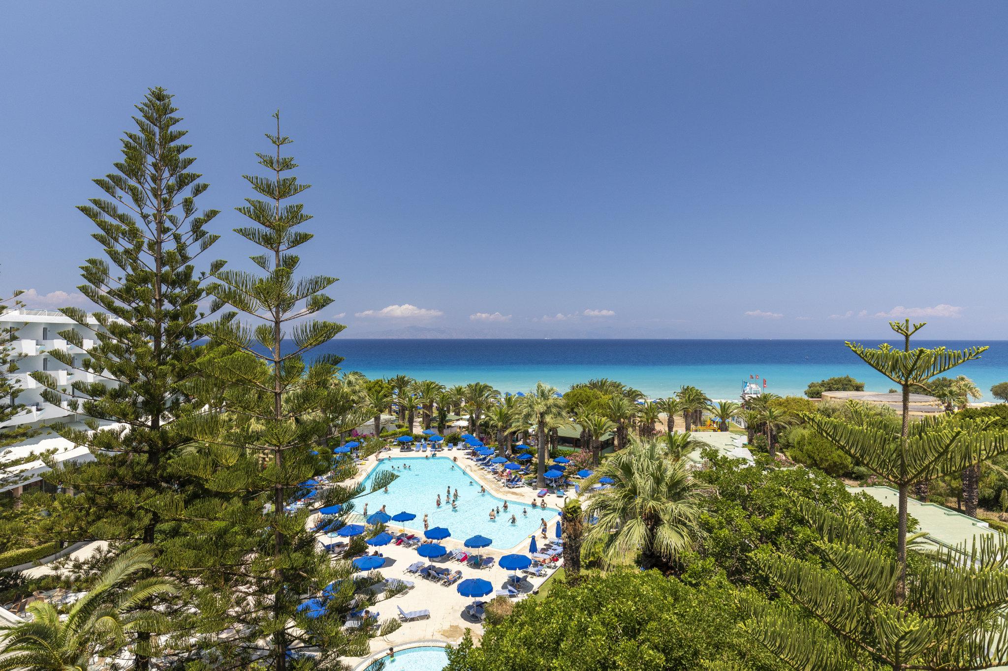 Hotel Blue Horizon Ialisos Exterior foto